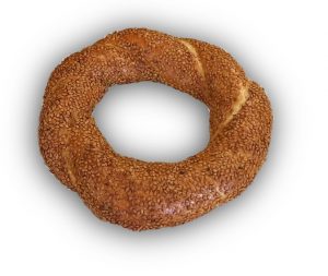 Simit (sesamringe) Halbgebacken