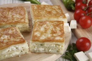 Teigblätter Mit Käsefüllung